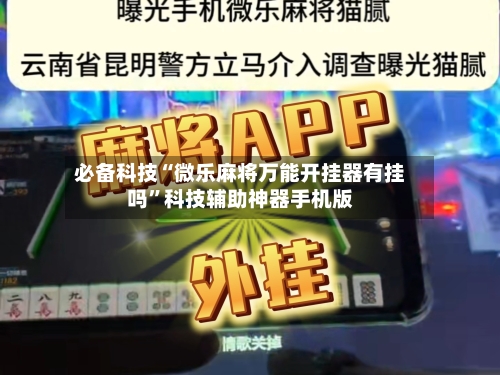 必备科技“微乐麻将万能开挂器有挂吗”科技辅助神器手机版-第1张图片