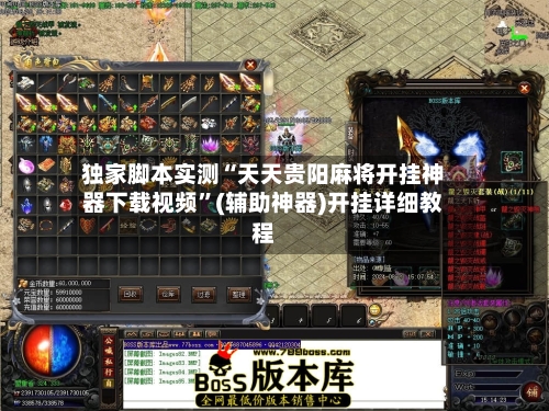独家脚本实测“天天贵阳麻将开挂神器下载视频”(辅助神器)开挂详细教程-第2张图片