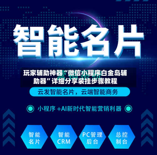 玩家辅助神器“微信小程序白金岛辅助器”详细分享装挂步骤教程-第2张图片