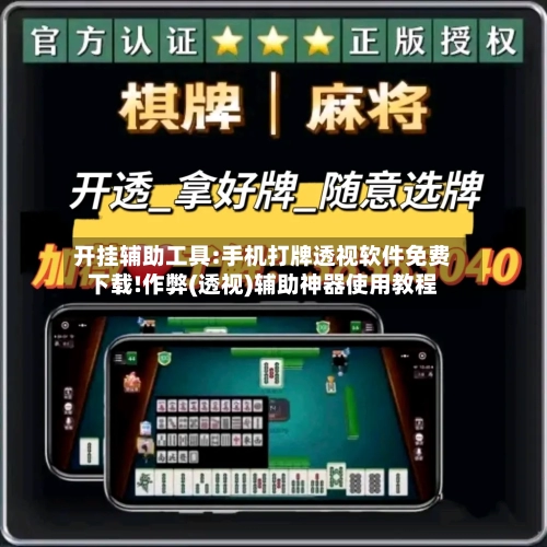 开挂辅助工具:手机打牌透视软件免费下载!作弊(透视)辅助神器使用教程-第3张图片