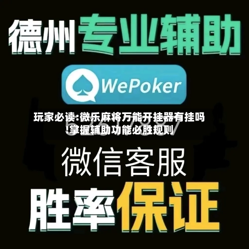 玩家必读:微乐麻将万能开挂器有挂吗!掌握辅助功能必胜规则-第2张图片