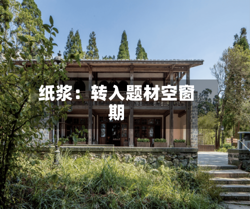 纸浆：转入题材空窗期-第1张图片