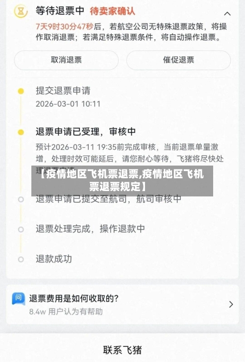 【疫情地区飞机票退票,疫情地区飞机票退票规定】-第1张图片