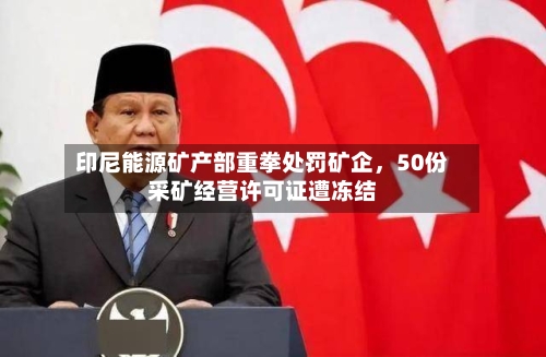 印尼能源矿产部重拳处罚矿企，50份采矿经营许可证遭冻结-第1张图片