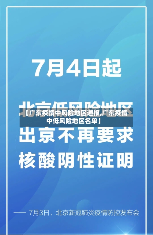 【广东疫情中风险地区通报,广东疫情中低风险地区名单】-第1张图片
