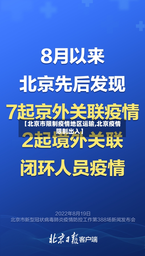 【北京市限制疫情地区运输,北京疫情限制出入】-第2张图片