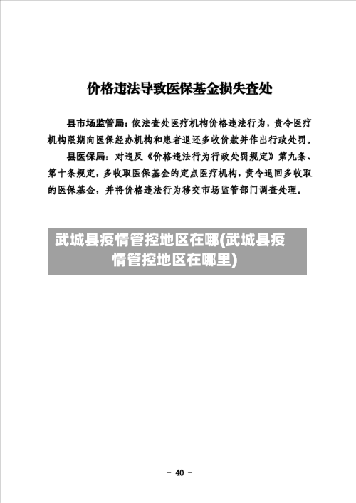 武城县疫情管控地区在哪(武城县疫情管控地区在哪里)-第1张图片
