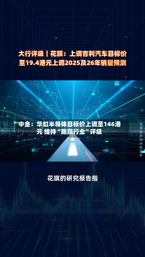 中金：华虹半导体目标价上调至146港元 维持“跑赢行业”评级-第1张图片