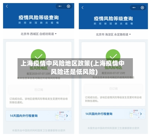 上海疫情中风险地区政策(上海疫情中风险还是低风险)-第2张图片