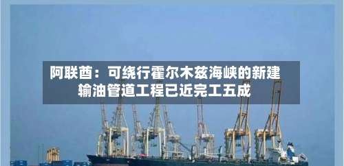 阿联酋:可绕行霍尔木兹海峡的新建输油管道工程已近完工五成-第2张图片