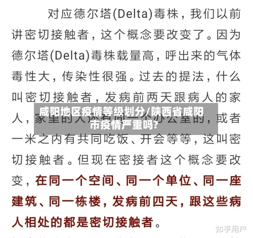 咸阳地区疫情等级划分/陕西省咸阳市疫情严重吗?-第1张图片