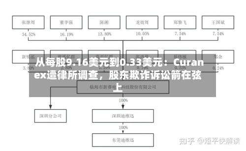 从每股9.16美元到0.33美元：Curanex遭律所调查，股东欺诈诉讼箭在弦上-第2张图片