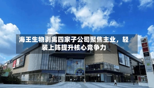 海王生物剥离四家子公司聚焦主业，轻装上阵提升核心竞争力-第3张图片