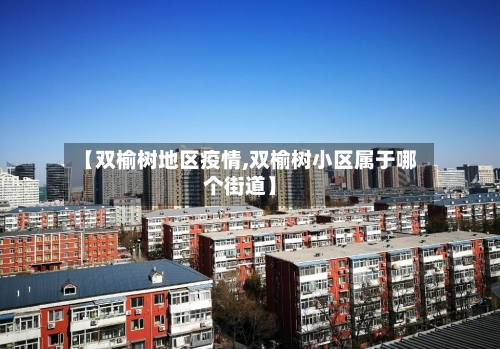 【双榆树地区疫情,双榆树小区属于哪个街道】-第1张图片