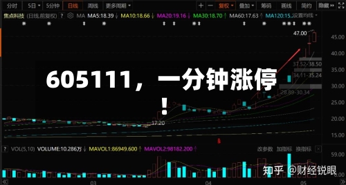 605111，一分钟涨停！-第2张图片